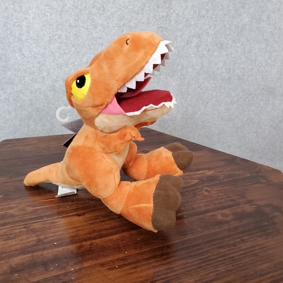Jurassic World 10" Dinosaur TYRANNOSAURUS REX Stuffed Plush Toy New T-Rex - Picture 5 of 6